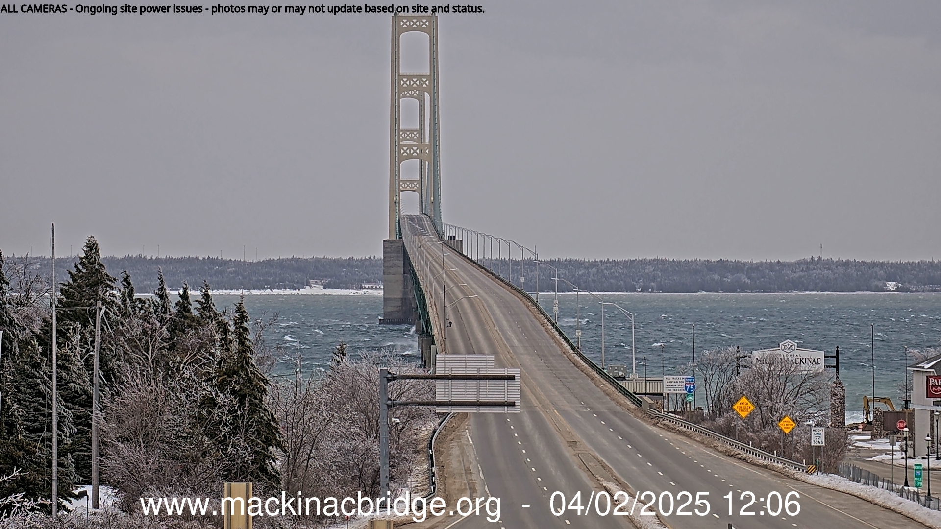 Mackinac Bridge cam