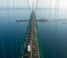 2009 Mackinac Bridge Labor Day Walk.