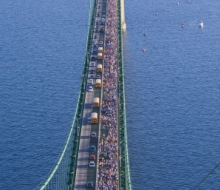 2007 Labor Day Mackinac Bridge Walk Run Swim