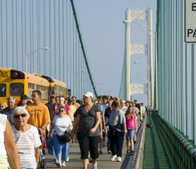 2009 Mackinac Bridge Labor Day Walk.