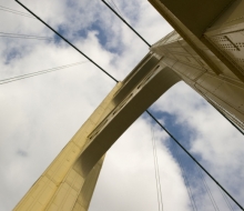 2010 Mackinac Bridge Walk in honor of Larry Rubin.