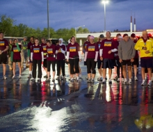 2010 Mackinac Bridge Walk in honor of Larry Rubin.