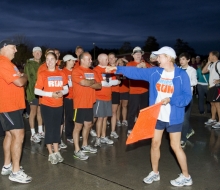 2010 Mackinac Bridge Walk in honor of Larry Rubin.