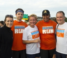 2010 Mackinac Bridge Walk in honor of Larry Rubin.