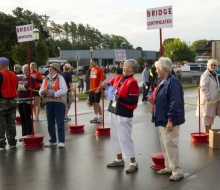 2010 Mackinac Bridge Walk in honor of Larry Rubin.