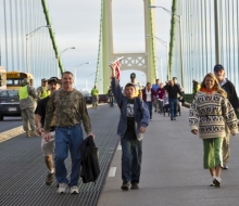 Mackinac Bridge Walk and Run 2011.