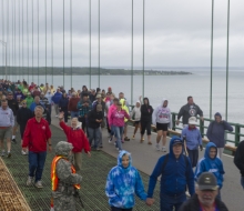 2013 Mackinac Bridge walk and run.