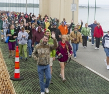 2013 Mackinac Bridge walk and run.