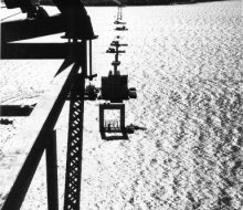 Piers in place - October 26, 1955