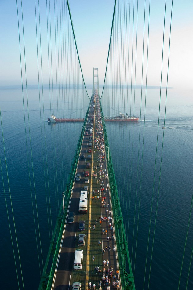 2009 Mackinac Bridge Labor Day Walk.