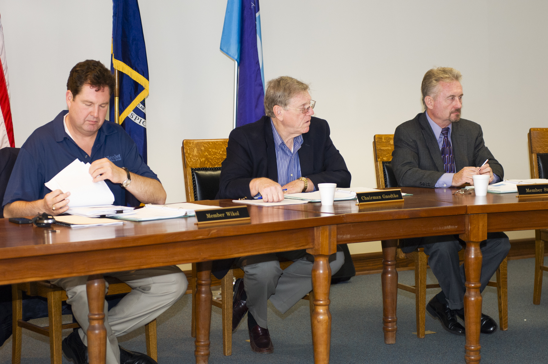 Mackinac Bridge Authority Board meetings at City hall on Mackinac Island